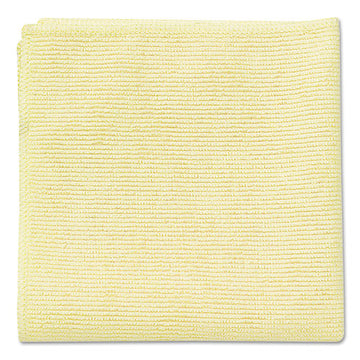 Rubbermaid® Commercial Microfiber Cleaning Cloths, 16 X 16, Yellow, 24-pack freeshipping - TVN Wholesale